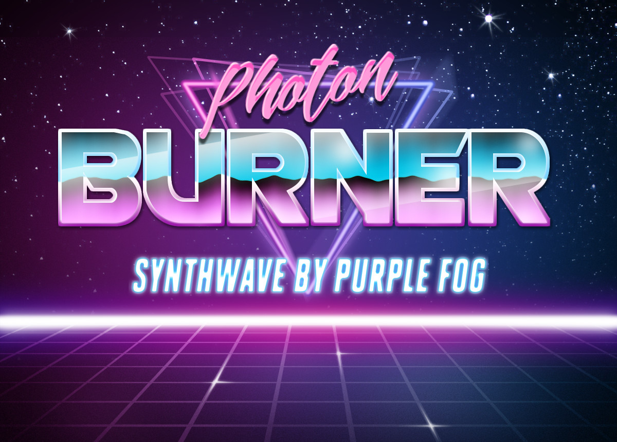 Synthwave Music for Media - Photon Burner by Purple Fog